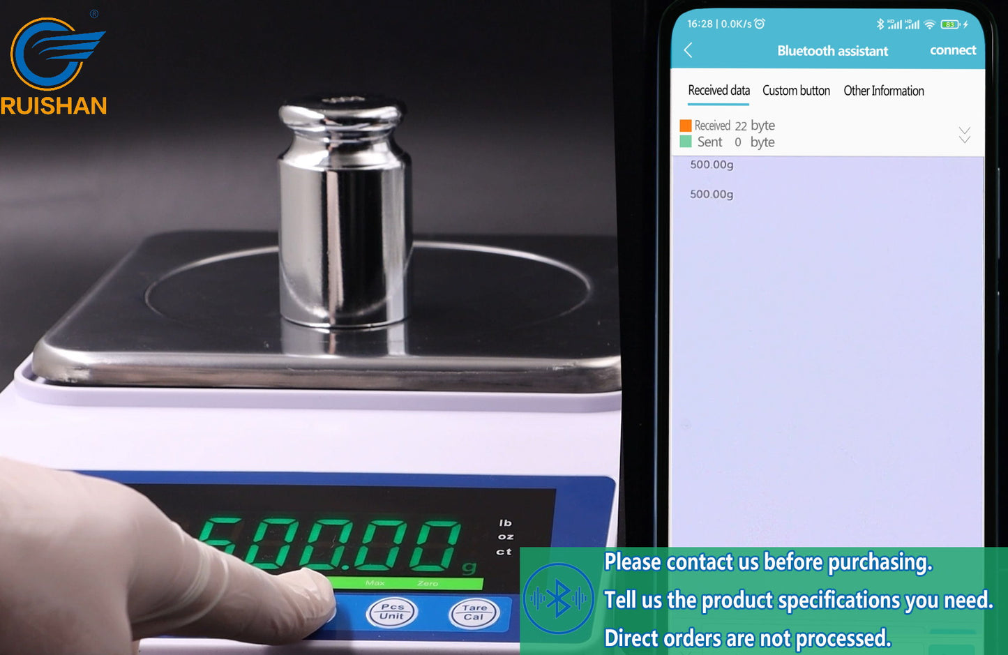 RUISHAN High precision balance 0.01g ( LED display )
