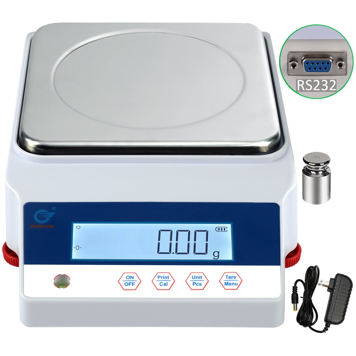 5Kg/ 0.01g Lab Analytical Balance Digital Precision Weighing Scale