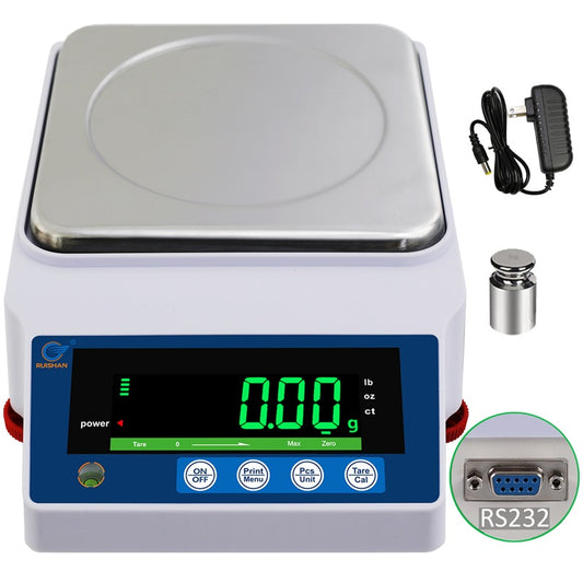 RUISHAN high precision lab digital analytical electronic balance scale 0.01g LED display